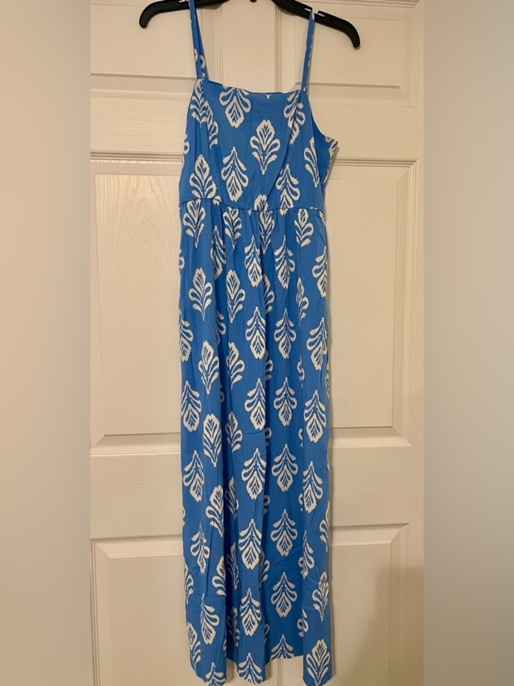 Lily Rose Blue and White Printed Maxi Skirt